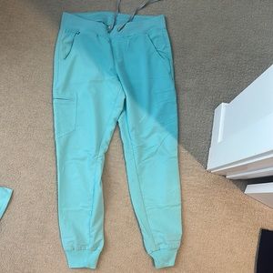 Aqua figs scrub bottoms